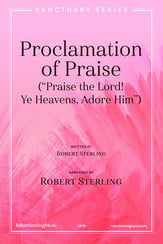 Proclamation of Praise SATB choral sheet music cover